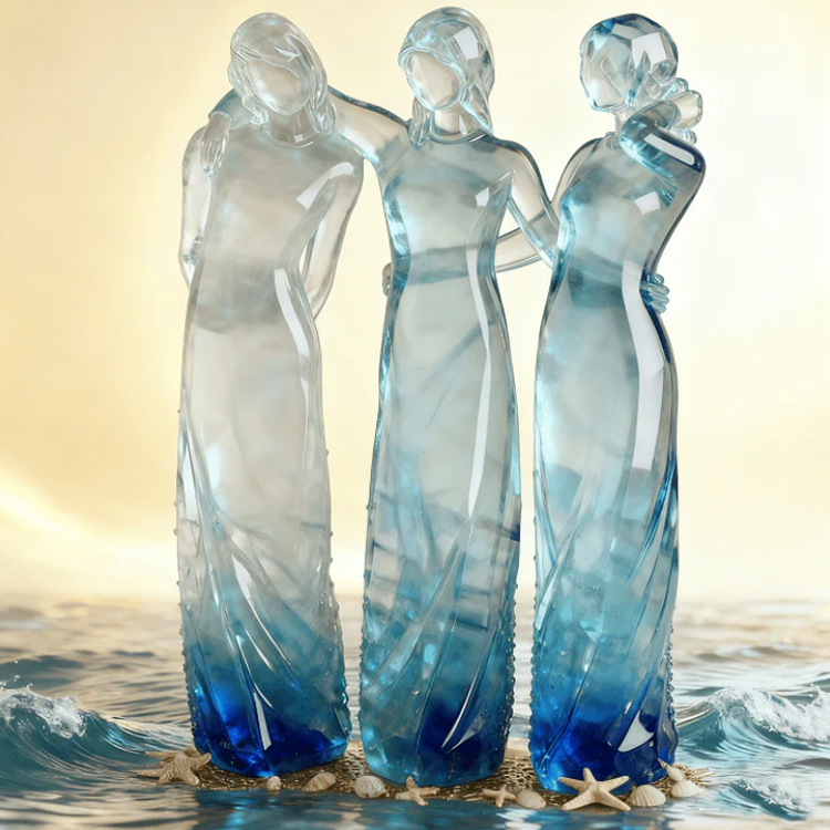 ๐ญ Three Sisters Ocean Statue | Unique Birthday & Christmas Gift๐