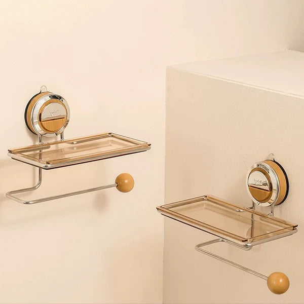 No Drilling Suction Stainless Steel Toilet Paper Holder🧻