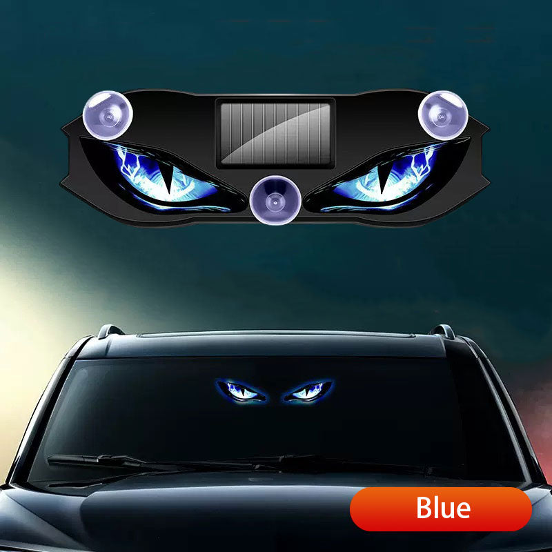 Devil Eyes Solar Motion Sensor LED Car Light
