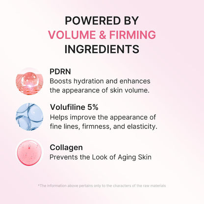 PDRN Collagen Gua Sha Neck Wrinkle Cream | Built-In Gua Sha Massager with Volufiline 5% + PDRN