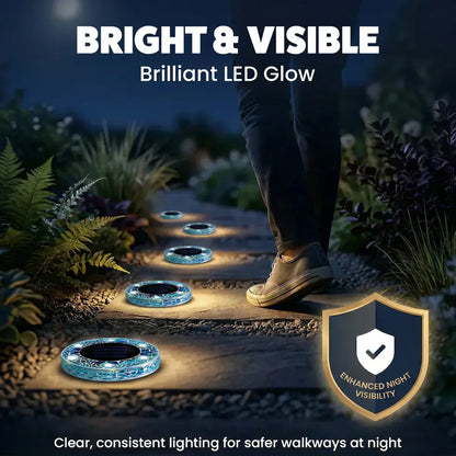 TerraLume The Gilded Prism Solar Lights – ⚡️Fast Installation &🔋10H Long Lasting