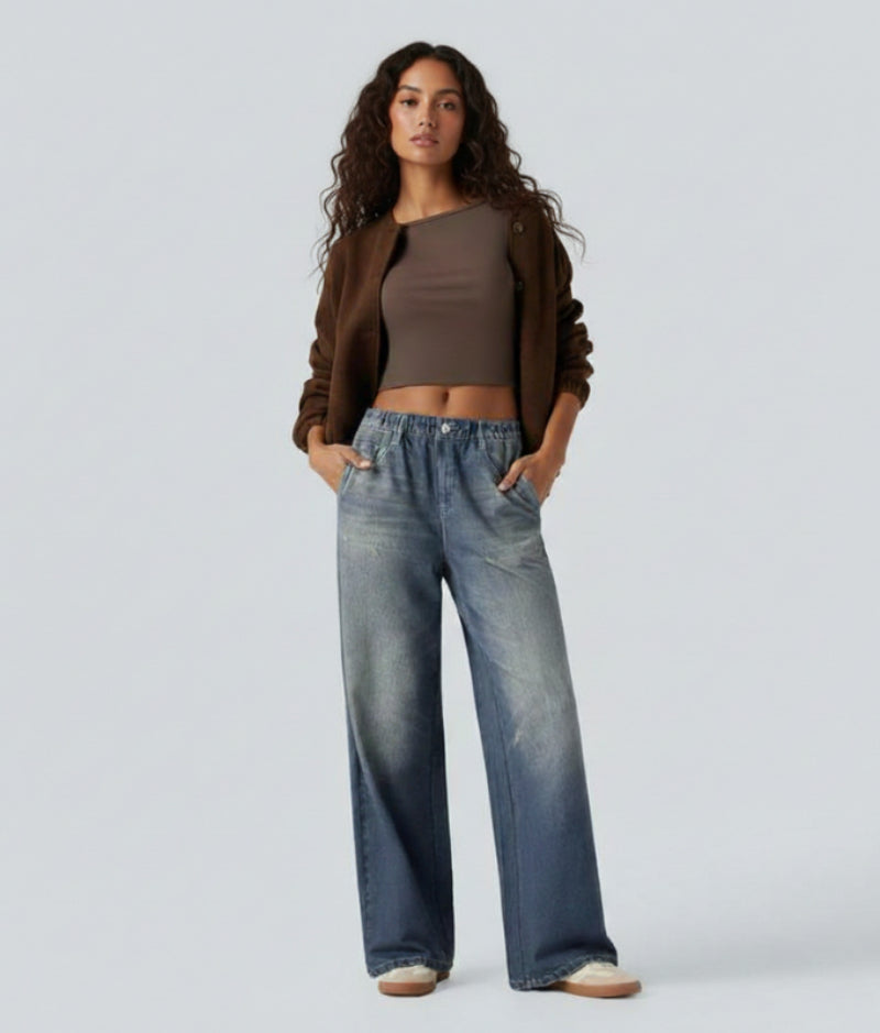 This Week Only: 50% Off Wide Leg Jeans