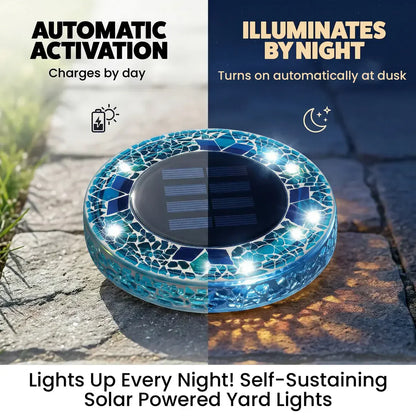 TerraLume The Gilded Prism Solar Lights – ⚡️Fast Installation &🔋10H Long Lasting