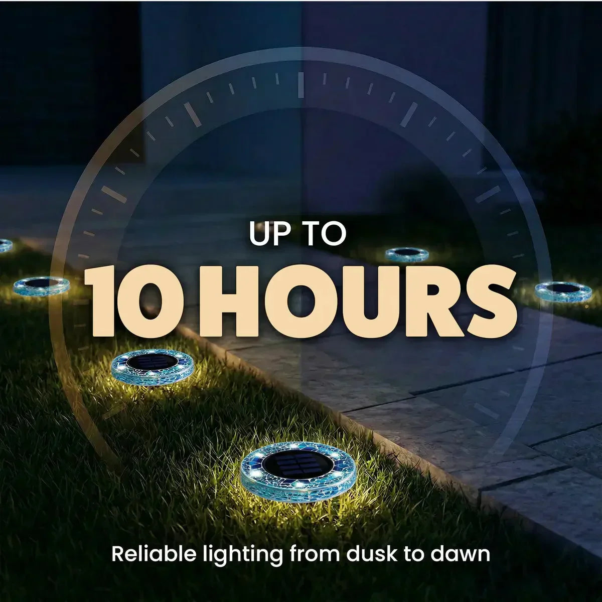 TerraLume The Gilded Prism Solar Lights – ⚡️Fast Installation &🔋10H Long Lasting
