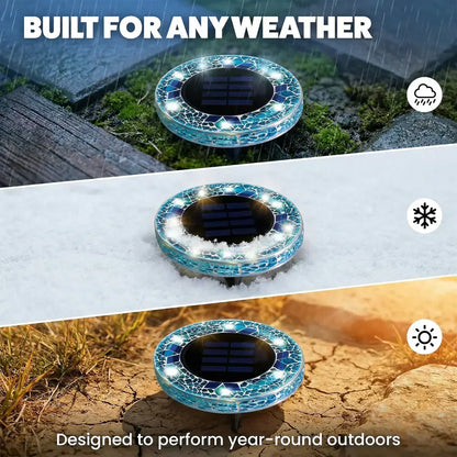 TerraLume The Gilded Prism Solar Lights – ⚡️Fast Installation &🔋10H Long Lasting