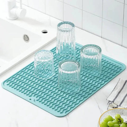 Waterproof, Non-Slip, and Heat-Resistant Silicone Drain Mat