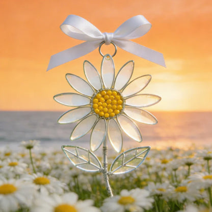 🌸 Handmade Sea Glass Flowers|Everlasting Coastal Blooms🌻