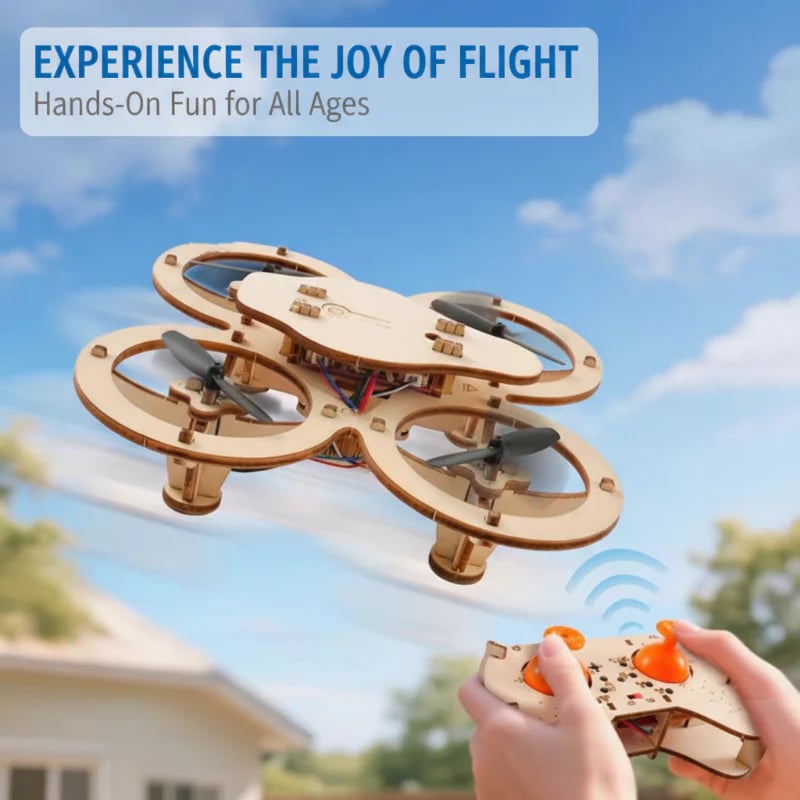 Kids DIY Wooden DroneBuilding Kit