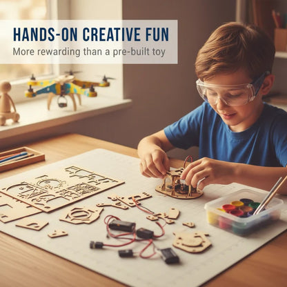 Kids DIY Wooden DroneBuilding Kit
