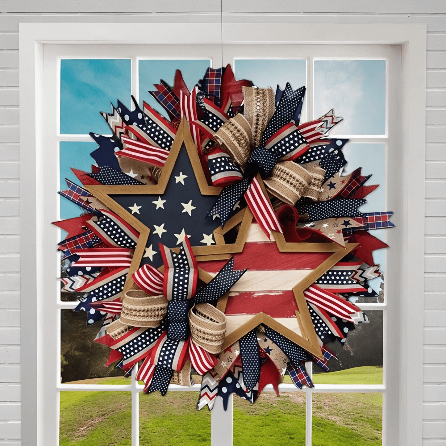 Sentinels of Honor: 250th Anniversary Hand-Tied Wreath (50% OFF)