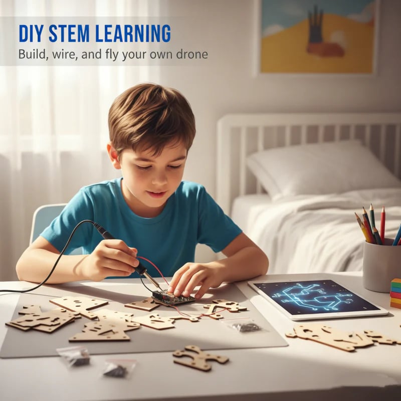 Kids DIY Wooden DroneBuilding Kit