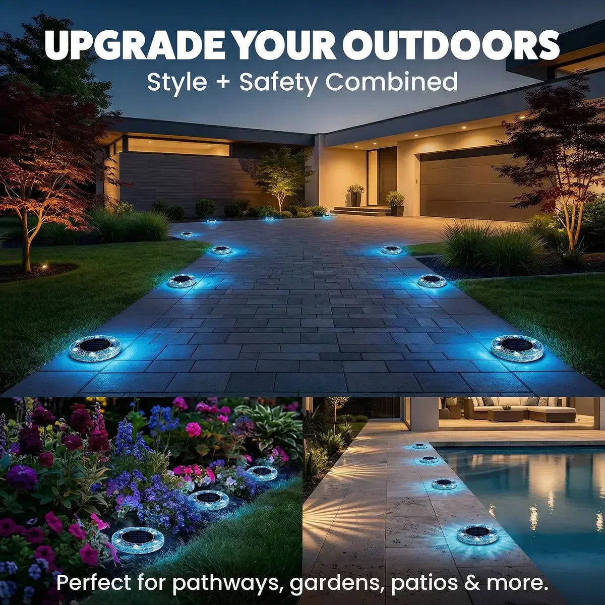 TerraLume The Gilded Prism Solar Lights – ⚡️Fast Installation &🔋10H Long Lasting