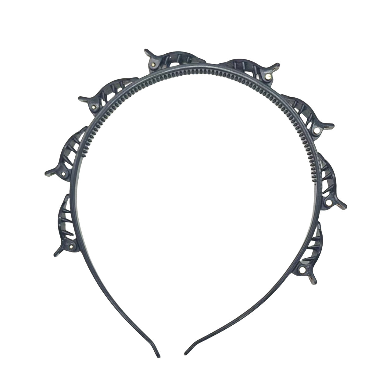 Geometric Link Headband – Bold Circular Chain Hair Accessory