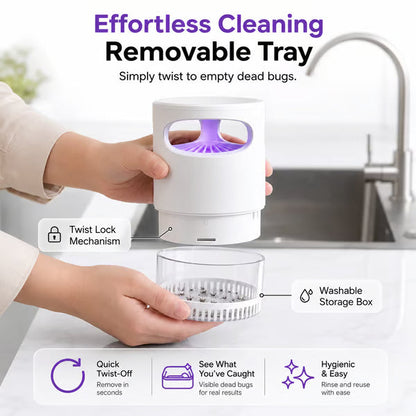 🔥Last Day Free Shipping ✨Quiet UV Mosquito Trap – Chemical-Free & Safe for Kids & Pets🦟