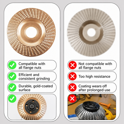 High-Performance Wood Carving Disc Set (3-Piece)