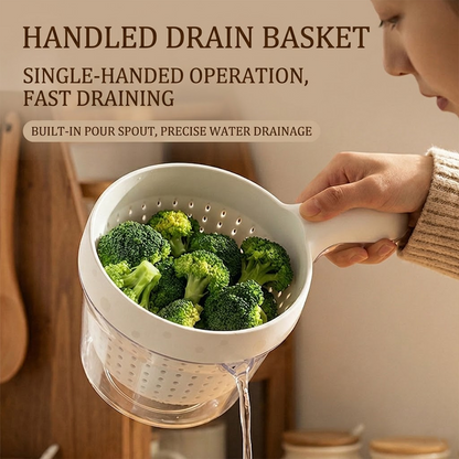 Dopamine Drain Basket – Double-Layer Design, Food-Grade Material