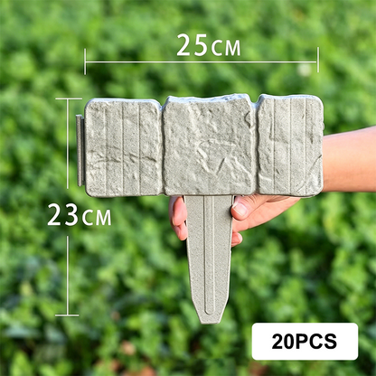 Stone-Effect Garden Fence Panels – Easy Install, Weatherproof Outdoor Edging