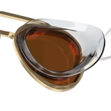 Full-View Anti-Fog Swim Goggles — Retro Pilot Panoramic Water-Sports Eyewear