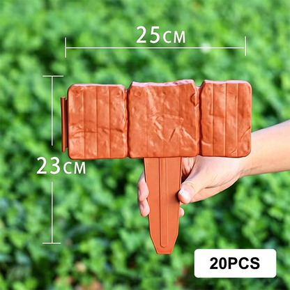 Stone-Effect Garden Fence Panels – Easy Install, Weatherproof Outdoor Edging