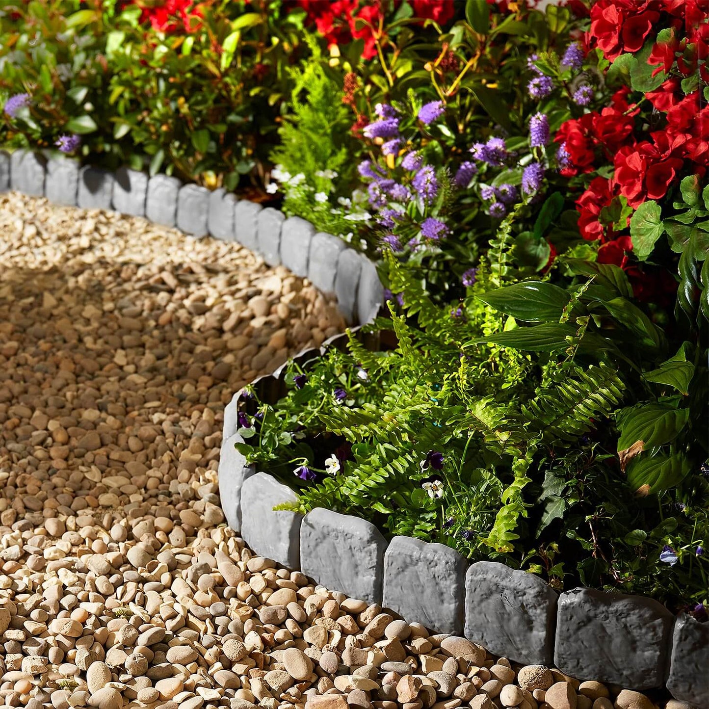 Stone-Effect Garden Fence Panels – Easy Install, Weatherproof Outdoor Edging