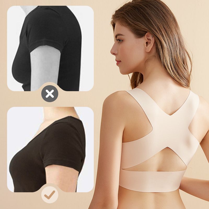 🎉LAST DAY SALE -30% OFF⚡Front Closure Cross-Back Wireless Posture Bra