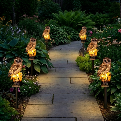 🔥Last Day Special 50% OFF🔥 Waterproof Solar Owl Light