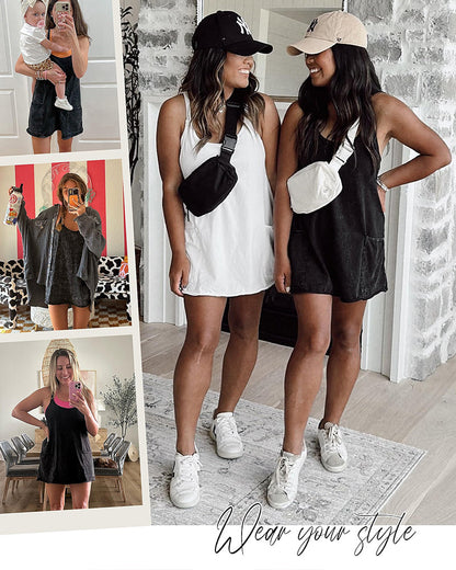 The Breeze-Fit Sleeveless Dress with Shorts