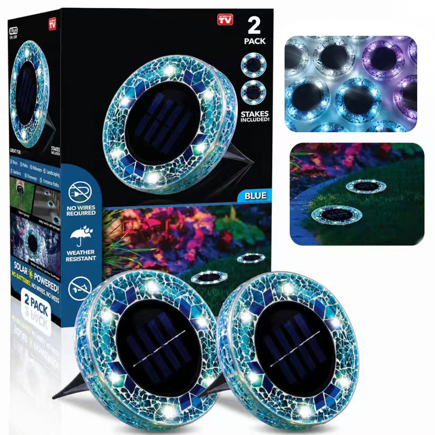 TerraLume The Gilded Prism Solar Lights – ⚡️Fast Installation &🔋10H Long Lasting