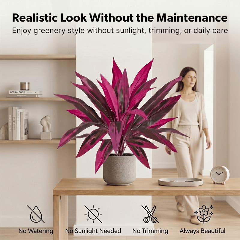 🎁  Last Day 60% OFF - Artificial Boston Fern & Dragon's Blood Tree Plants