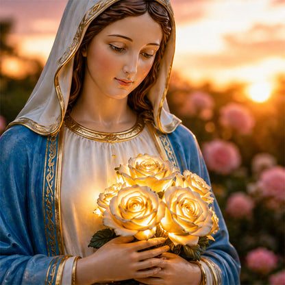 Our Lady Prayer Garden Light