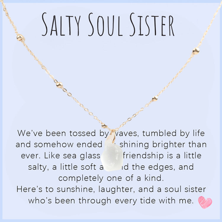 Collar de lágrima de vidrio marino: un símbolo del amor por el océano 🌊