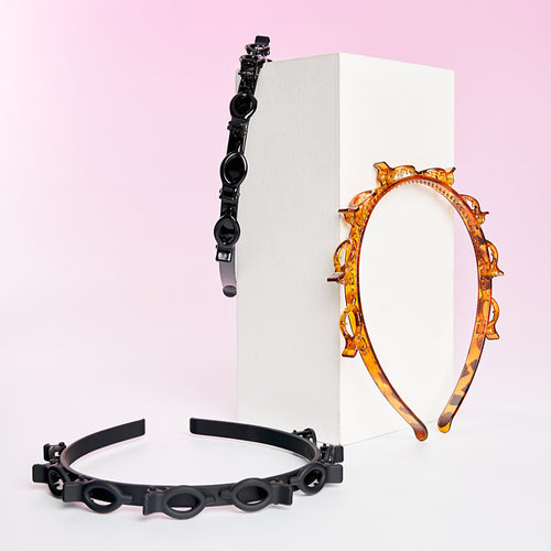 Geometric Link Headband – Bold Circular Chain Hair Accessory