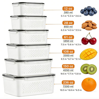 Fruit & Vegetable Storage Box Set