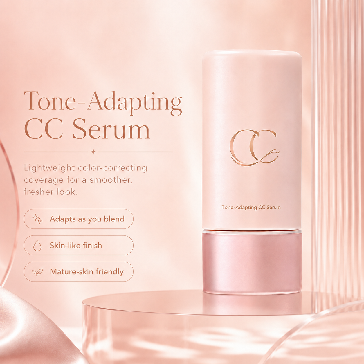 SGA Glow Tone-Adapting CC Serum