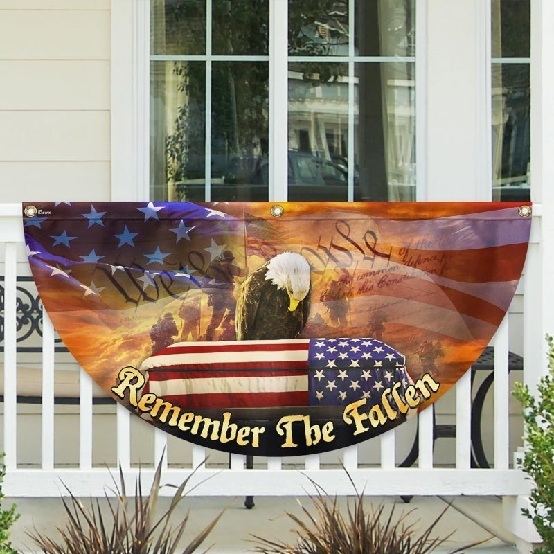 USA 250th Anniversary Patriotic Fan Flag Bunting