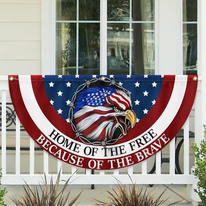 USA 250th Anniversary Patriotic Fan Flag Bunting