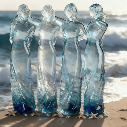 👭 Three Sisters Ocean Statue | Unique Birthday & Christmas Gift🎁