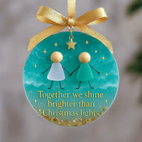 Together we shine brighter than Christmas lights
