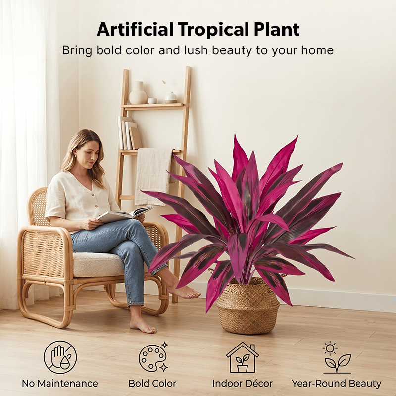🎁  Last Day 60% OFF - Artificial Boston Fern & Dragon's Blood Tree Plants
