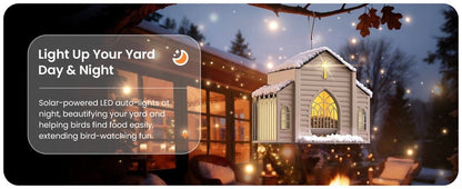 🎁  Last Day 60% OFF-✝️Church-Shaped Metal Solar Bird Feeder(✨Same as in the video)