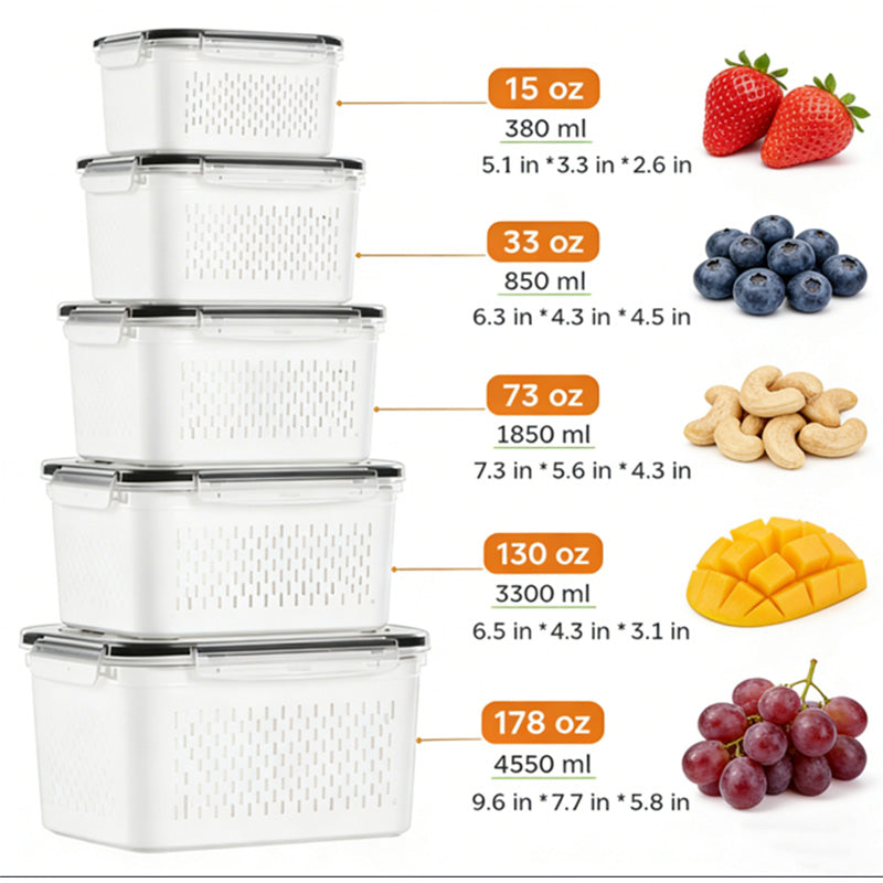 Fruit & Vegetable Storage Box Set