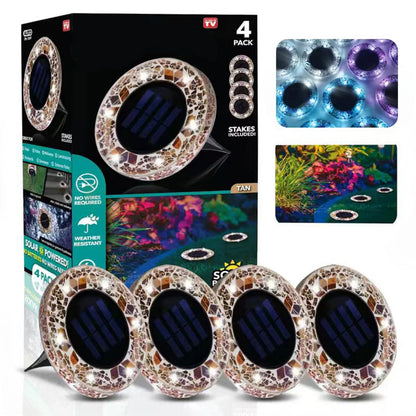 TerraLume The Gilded Prism Solar Lights – ⚡️Fast Installation &🔋10H Long Lasting