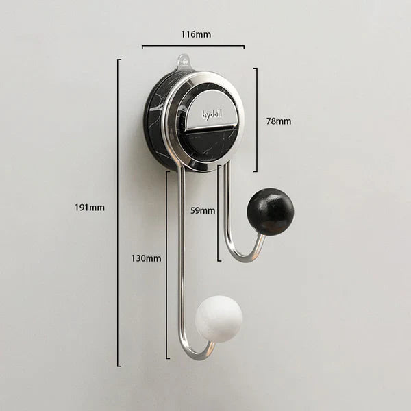 No-Drill Walnut Aluminum Faucet Rack Hollow Drainage & Heavy-Duty