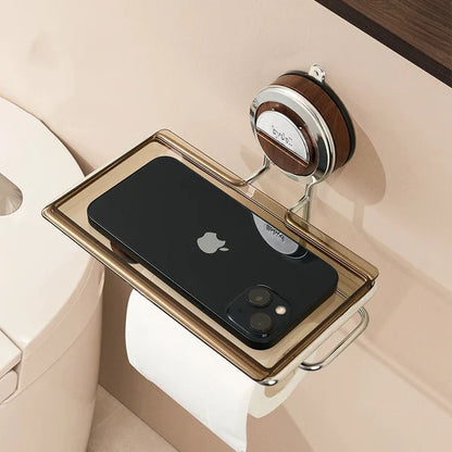 No Drilling Suction Stainless Steel Toilet Paper Holder🧻