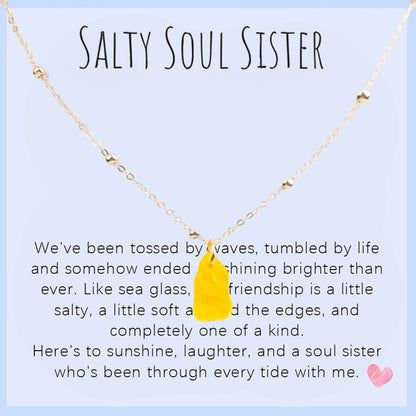 Collar de lágrima de vidrio marino: un símbolo del amor por el océano 🌊