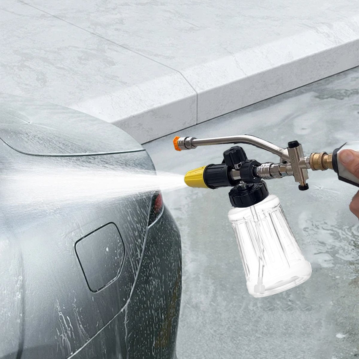 🔥2-in-1 High-Pressure  Washer Nozzle Accessories-Foam or Spray, You Choose.