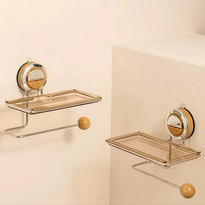 No Drilling Suction Stainless Steel Toilet Paper Holder🧻