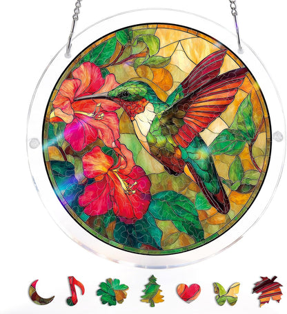 🧩 Acrylic Puzzle Hanging Ornament | Indoor & Yard Decor