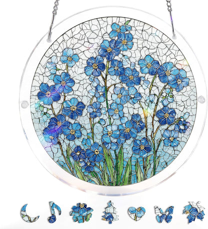 🧩 Acrylic Puzzle Hanging Ornament | Indoor & Yard Decor
