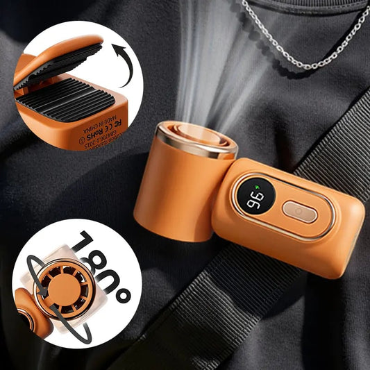Mini Portable Handheld Clip Fan-Rechargeable 3000mAh